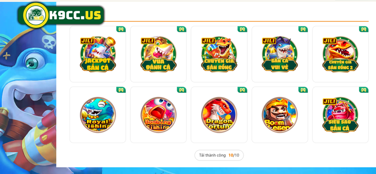 Tại Sao Nên Chọn K9CC Để Chơi Bắn Cá Jili?